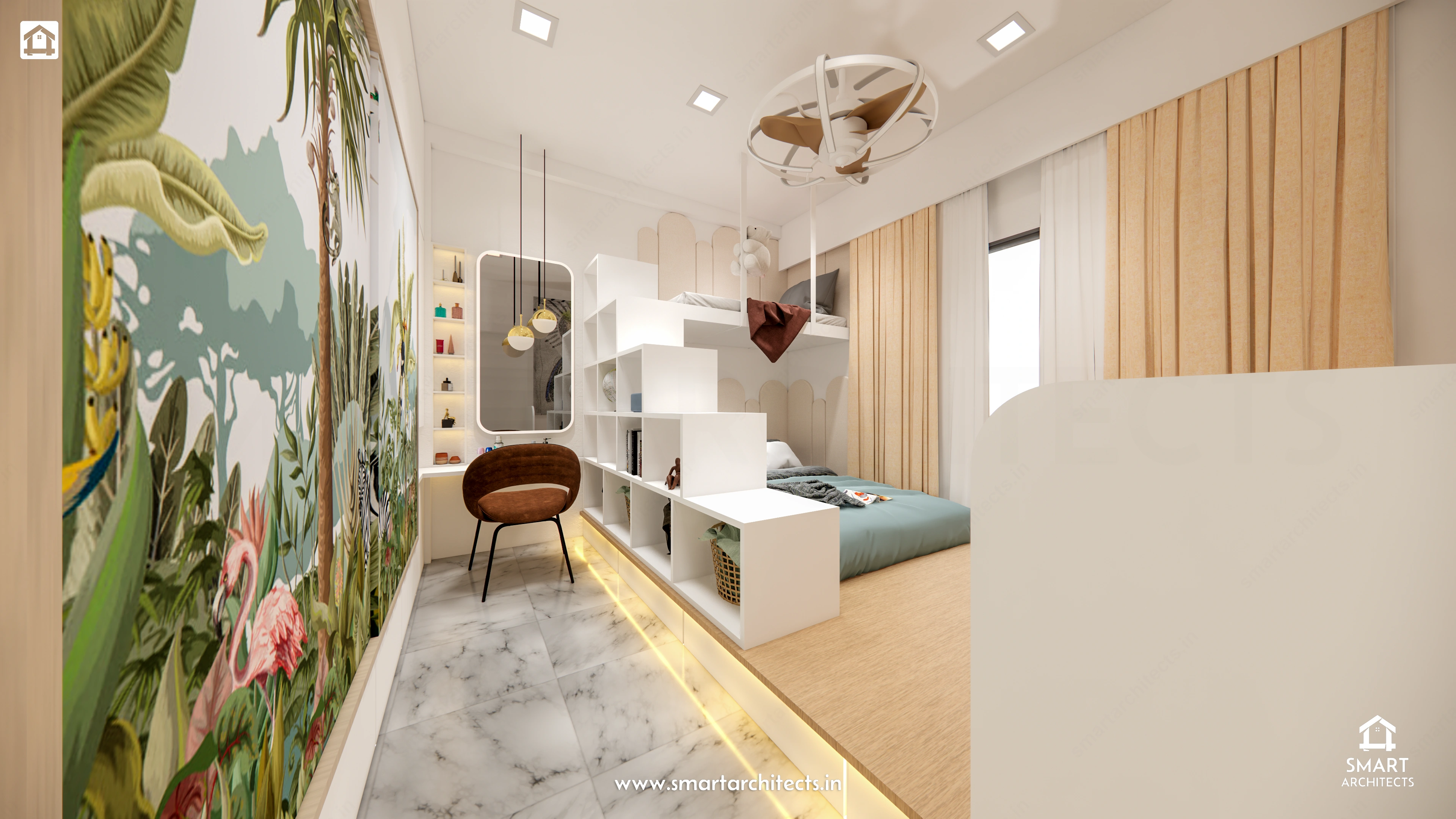 Bedroom design by Smart Architects